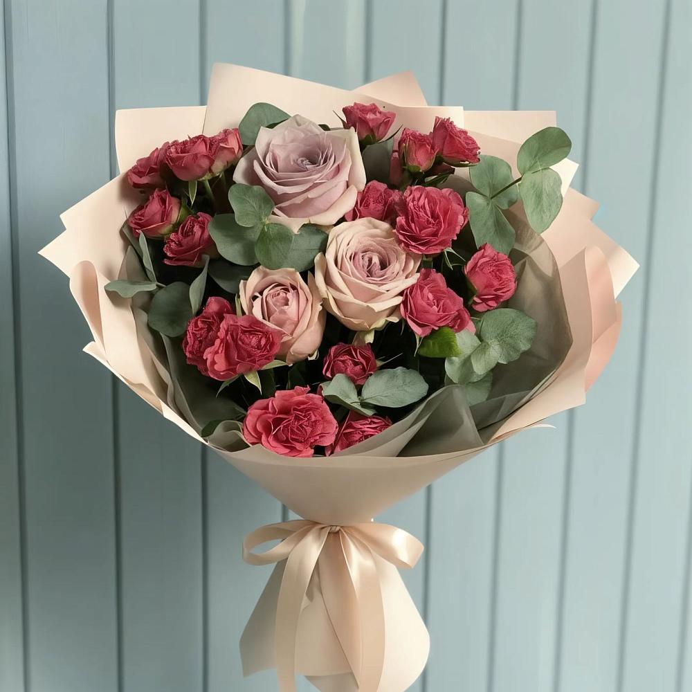 Букет цветов из: Гвоздики и Розы в Ендовище