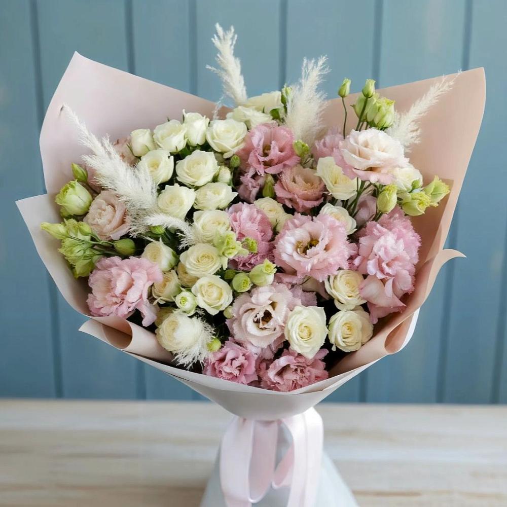 Букет цветов из: Альстромерии и Розы в Ендовище