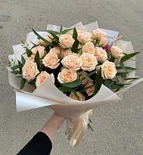 Букет Кремовые розы Латте в Ендовище