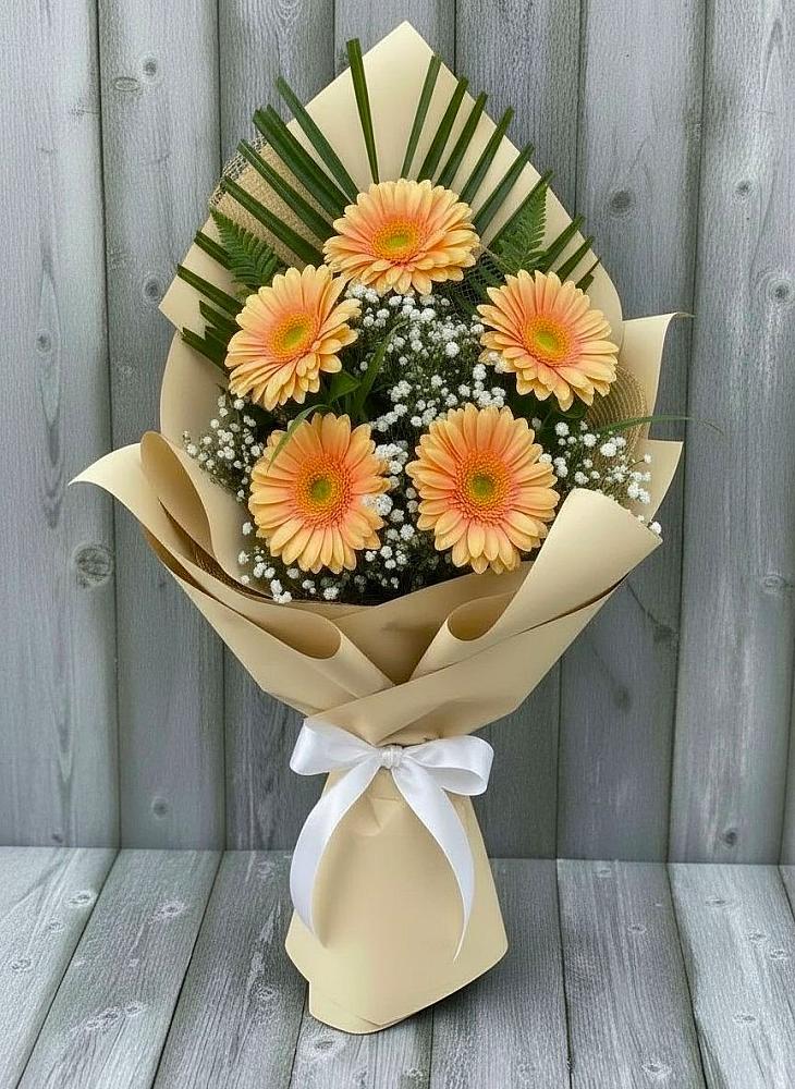Букет цветов из: Герберы в Ендовище