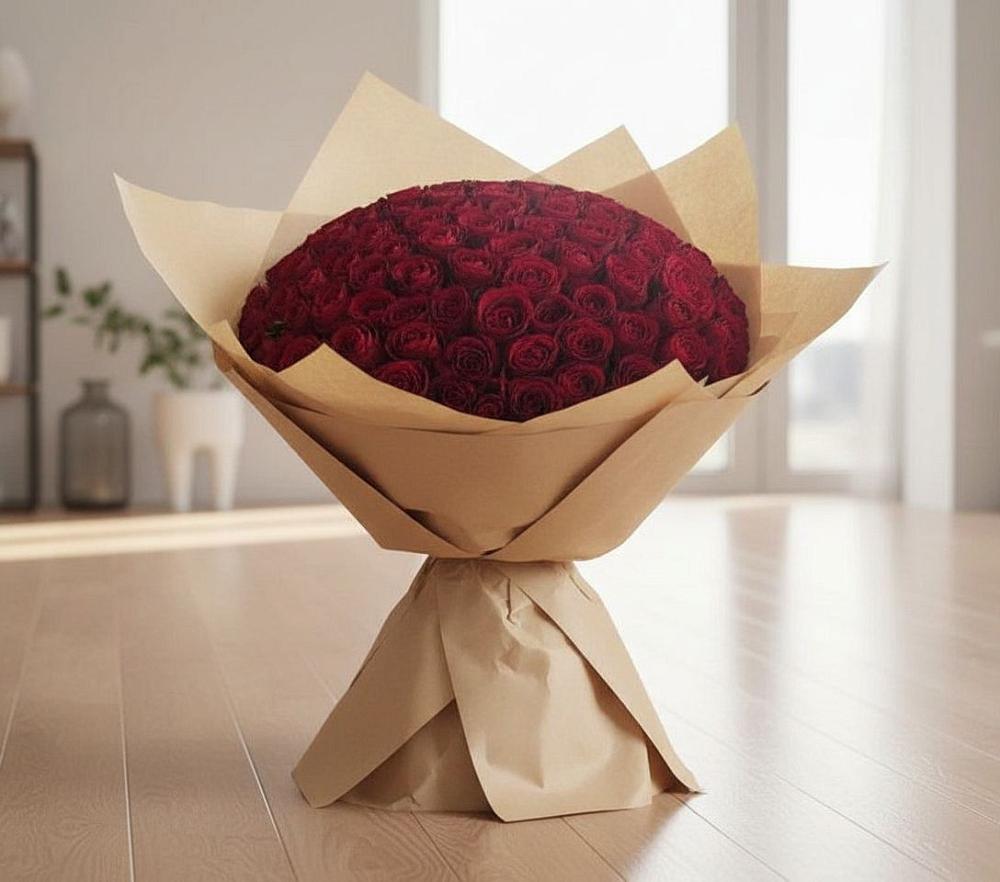 Букет 101 Красная роза в Ендовище
