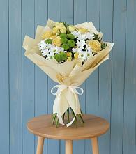 Букет цветов из:  Хризантемы и Розы в Ендовище