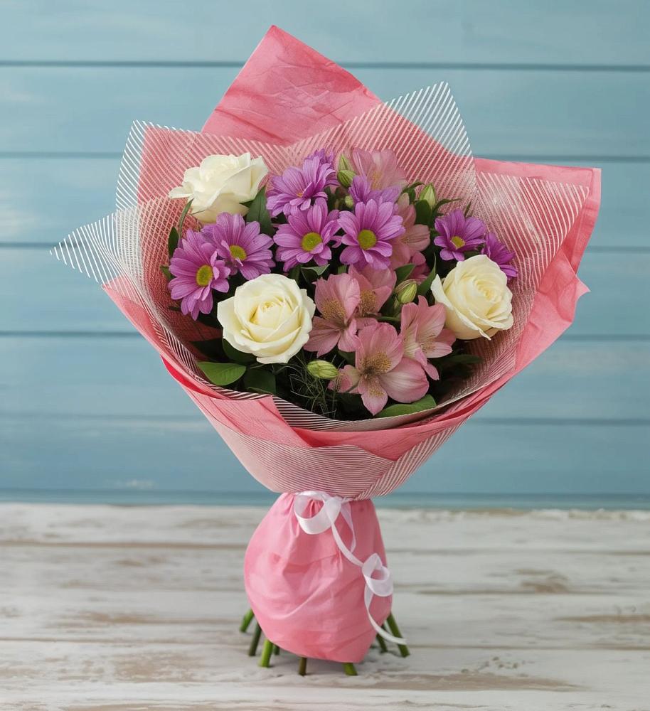 Букет цветов из: Герберы в Ендовище