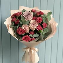 Букет цветов из:  Гвоздики и Розы в Ендовище