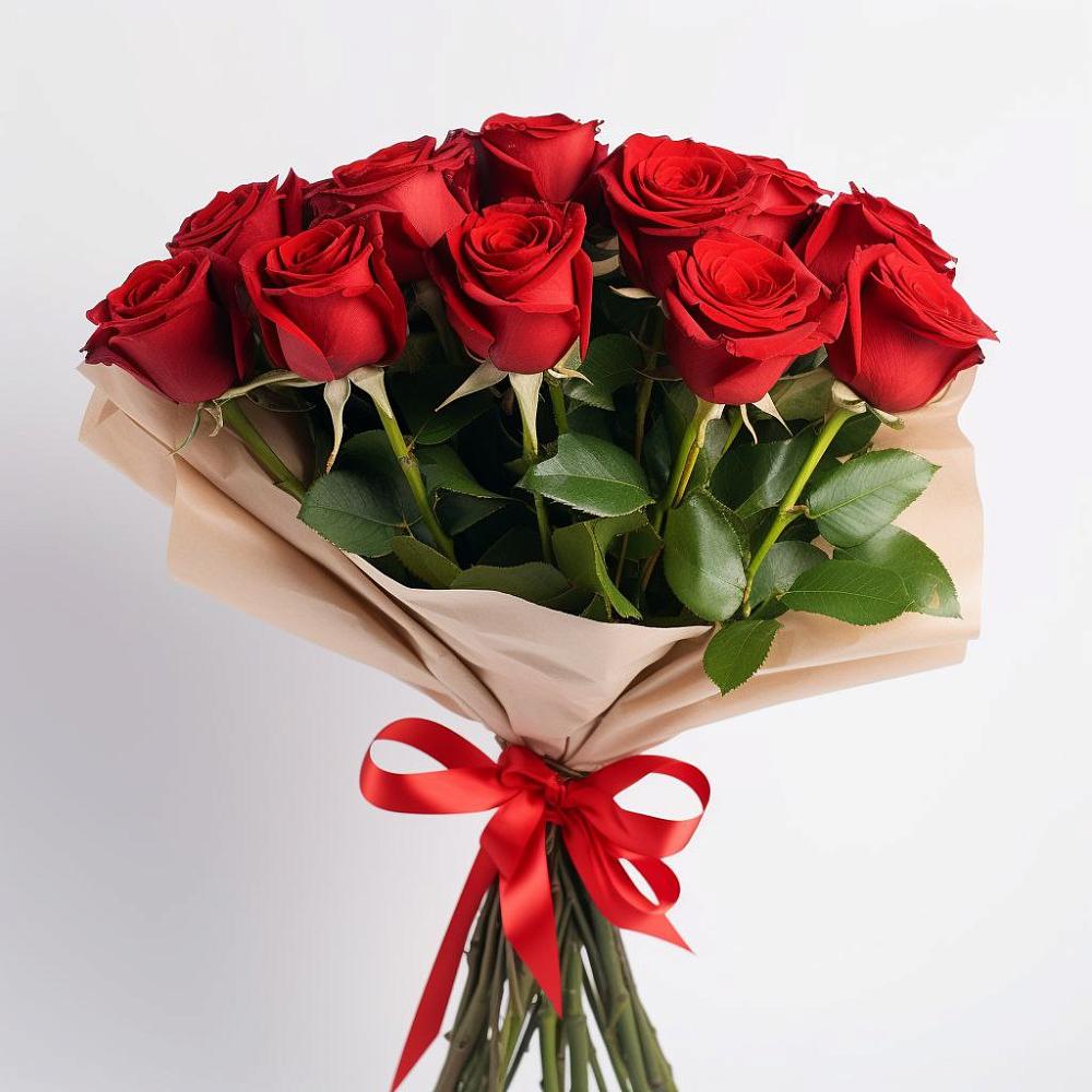 Букет 11 Красных роз Эдлесс Лав в Ендовище
